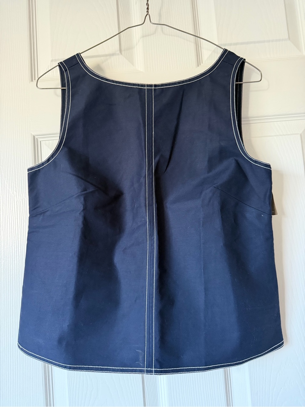 Jcrew Sleevless Navy Top